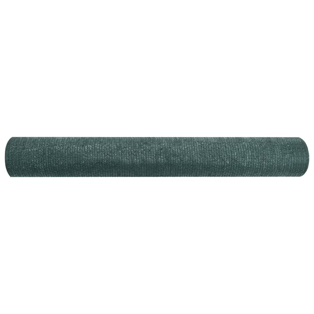 vidaXL Siatka cieniująca, zielona, 1,8x10 m, HDPE, 75 g/m²