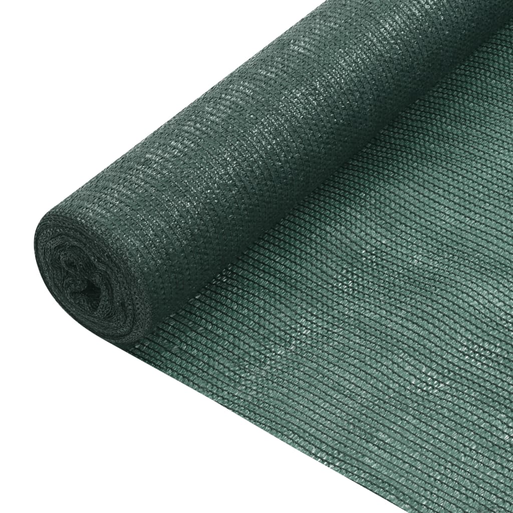 vidaXL Siatka cieniująca, zielona, 3,6x10 m, HDPE, 75 g/m²