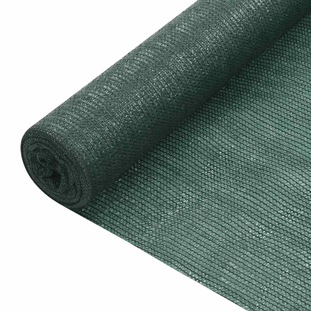 vidaXL Siatka cieniująca, zielona, 3,6x50 m, HDPE, 75 g/m²