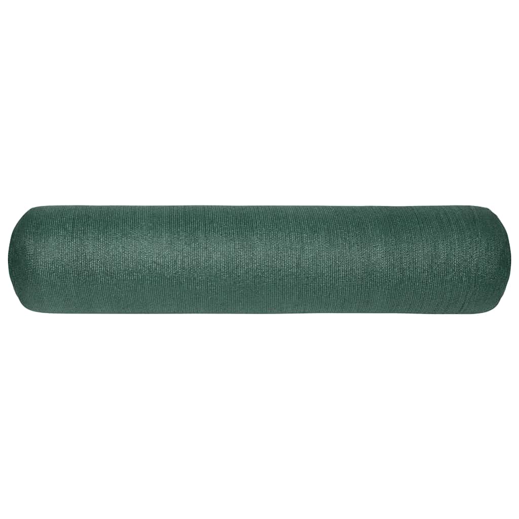 vidaXL Siatka cieniująca, zielona, 1,2x25 m, HDPE, 150 g/m²