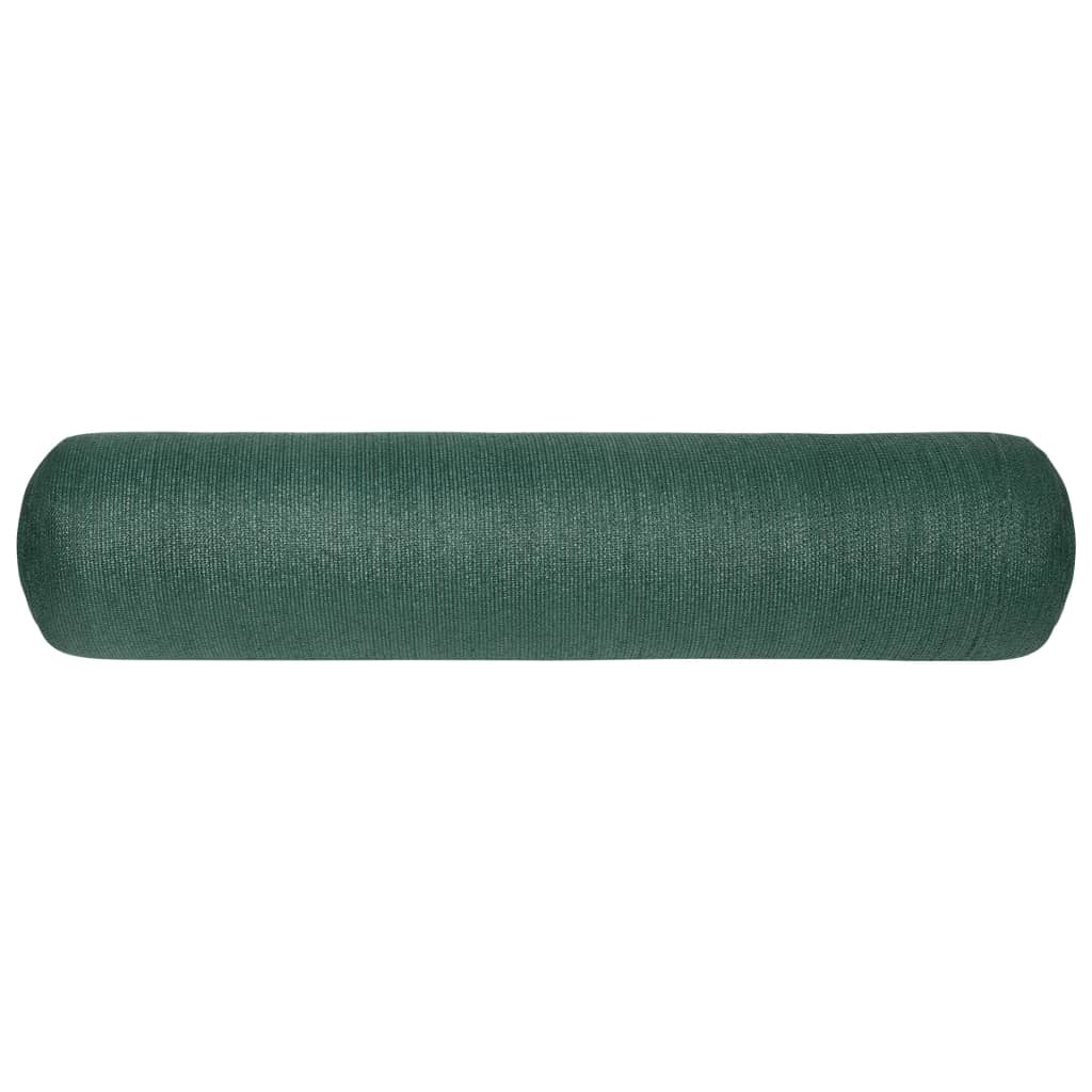 vidaXL Siatka cieniująca, zielona, 1,8x10 m, HDPE, 150 g/m²