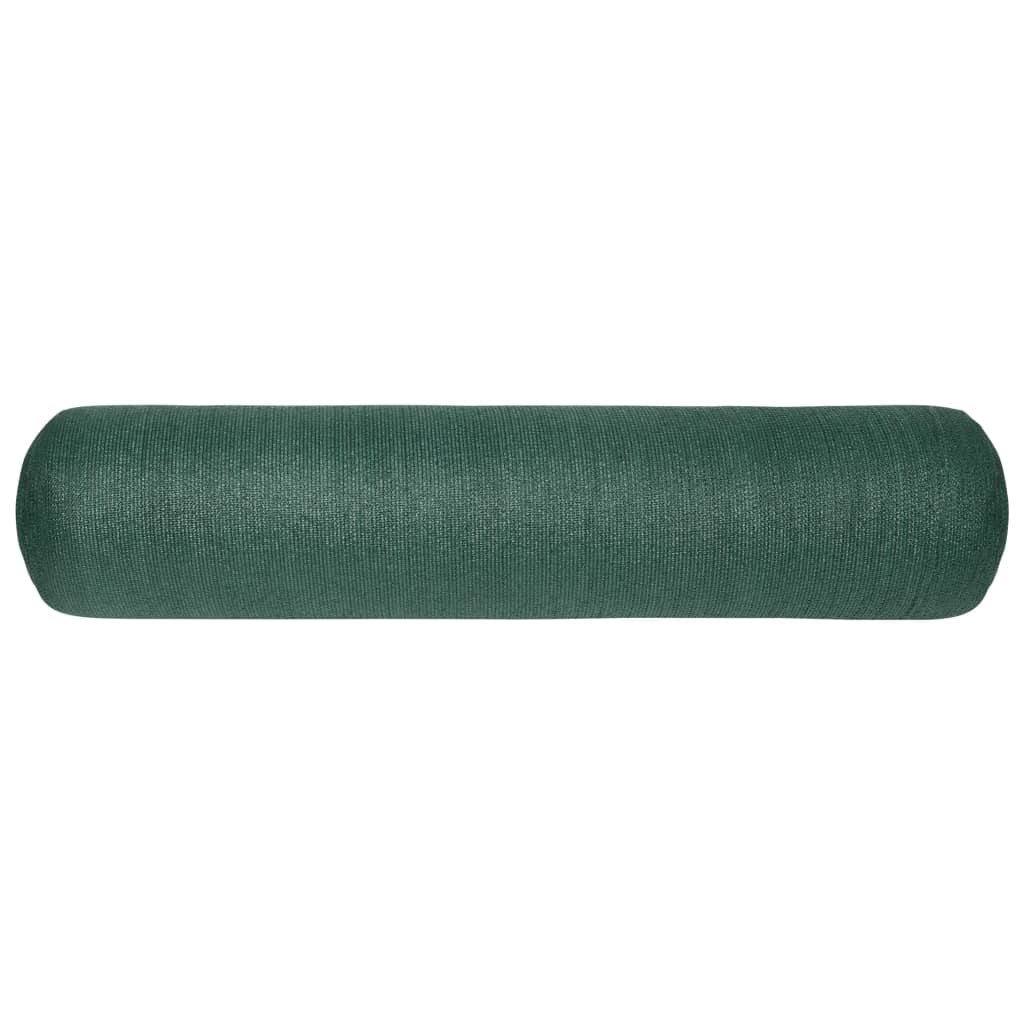 vidaXL Siatka cieniująca, zielona, 3,6x50 m, HDPE, 150 g/m²