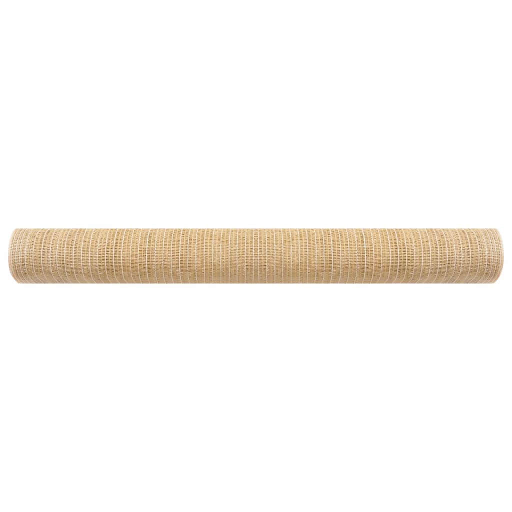 vidaXL Siatka cieniująca, beżowa, 1x25 m, HDPE, 75 g/m²
