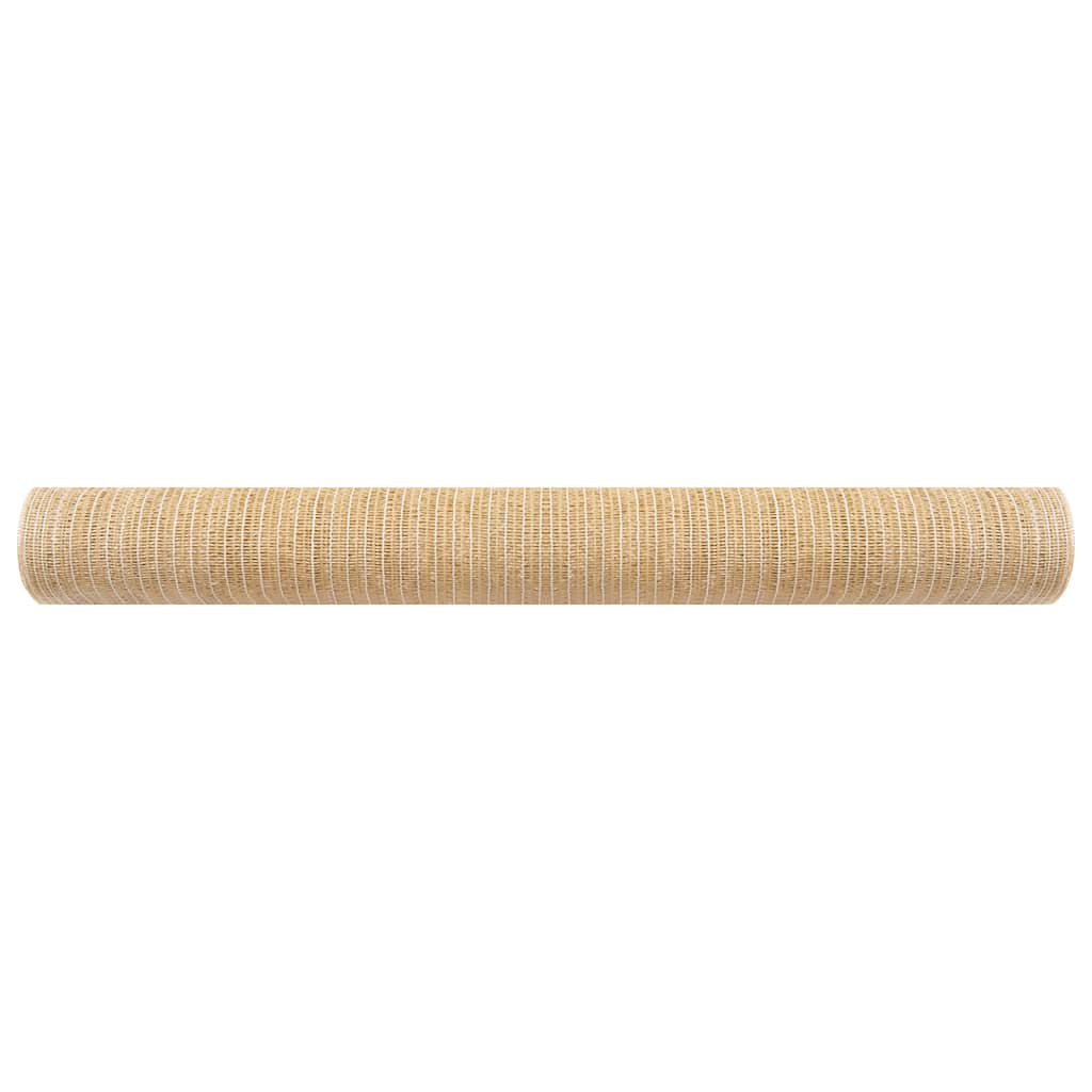 vidaXL Siatka cieniująca, beżowa, 1,2 x 50 m, HDPE, 150 g/m²