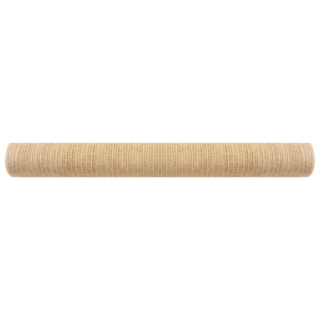 vidaXL Siatka cieniująca, beżowa, 1,5 x 25 m, HDPE, 150 g/m²