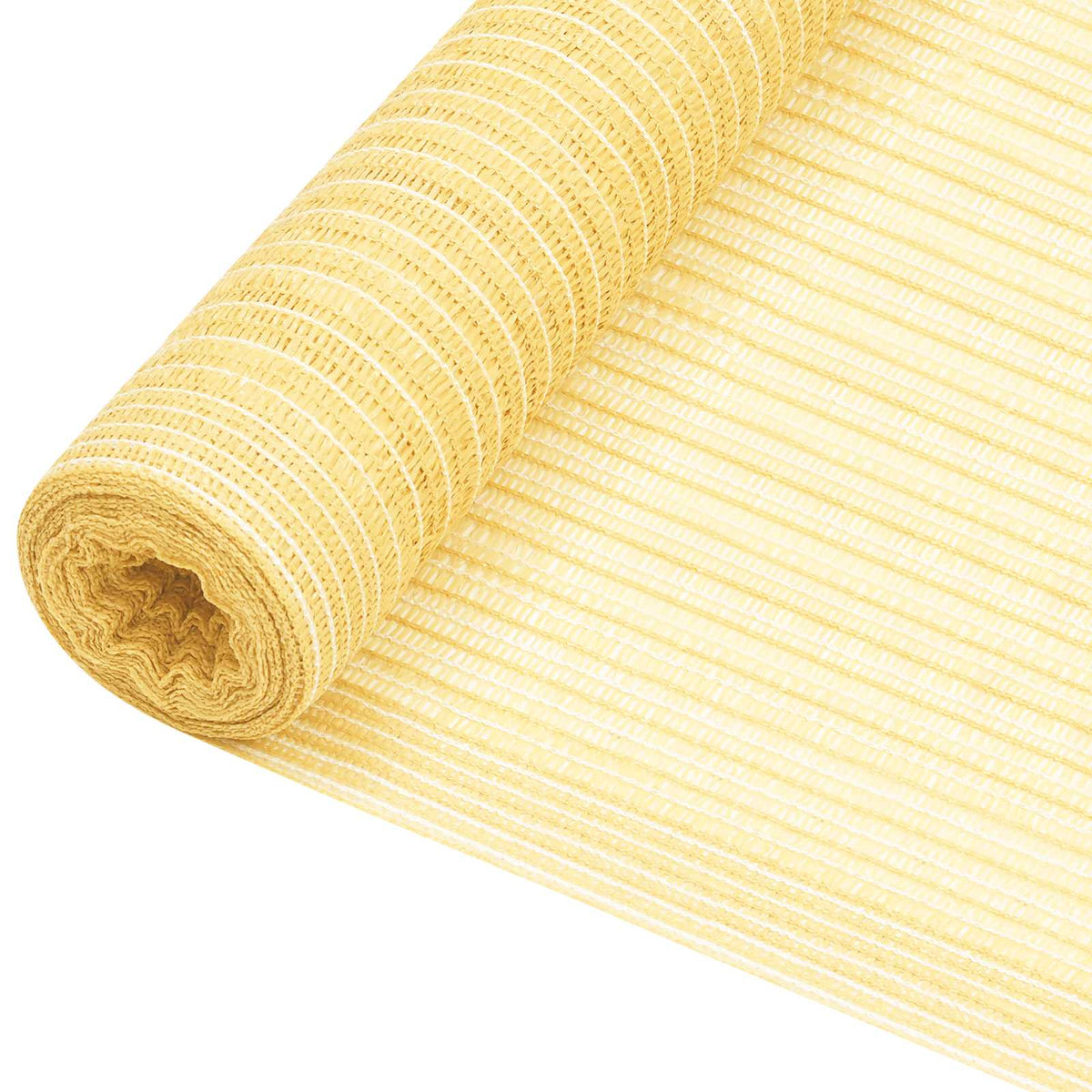 vidaXL Siatka cieniująca, beżowa, 2x10 m, HDPE, 150 g/m²