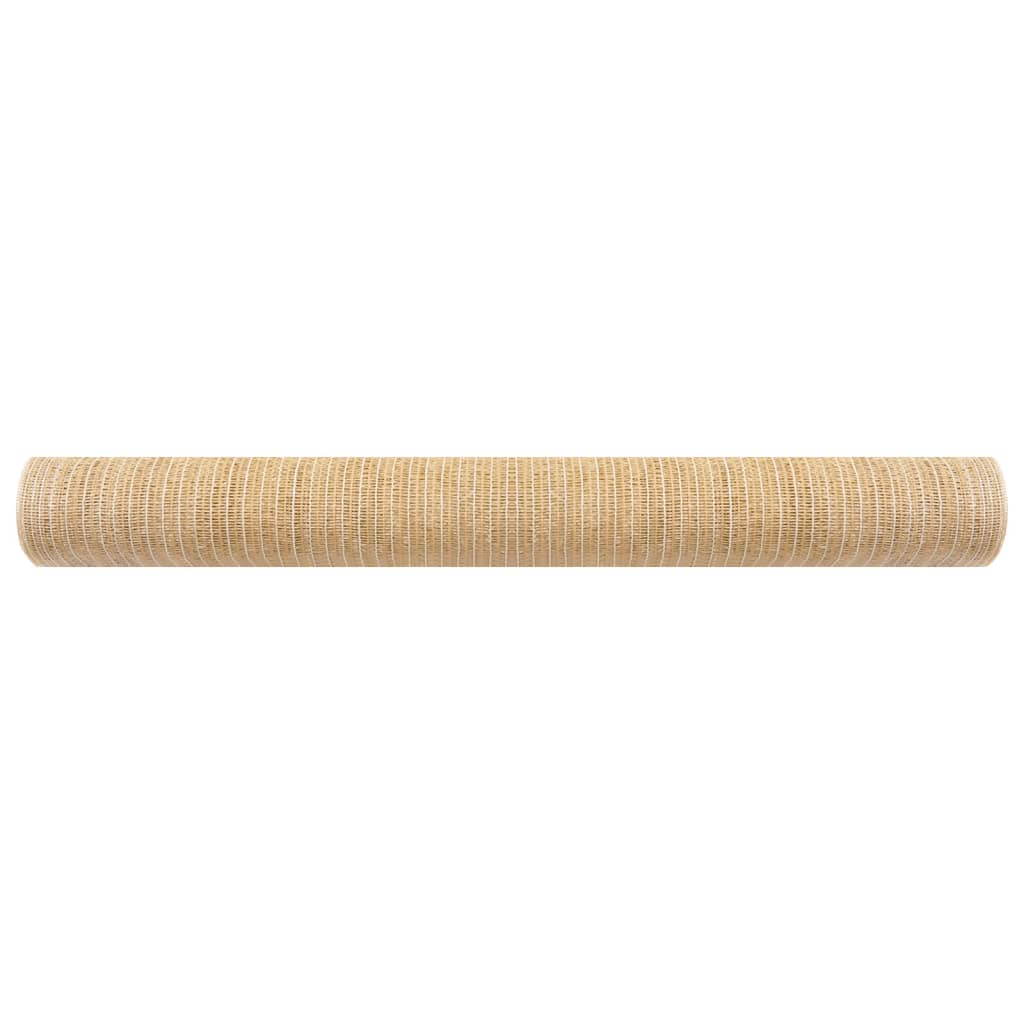 vidaXL Siatka cieniująca, beżowa, 2x50 m, HDPE, 150 g/m²