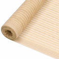 vidaXL Siatka cieniująca, beżowa, 1,8 x 10 m, HDPE, 195 g/m²