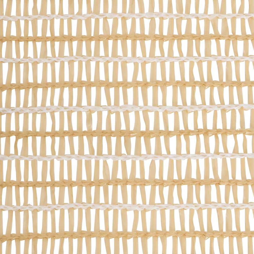 vidaXL Siatka cieniująca, beżowa, 1,8 x 10 m, HDPE, 195 g/m²