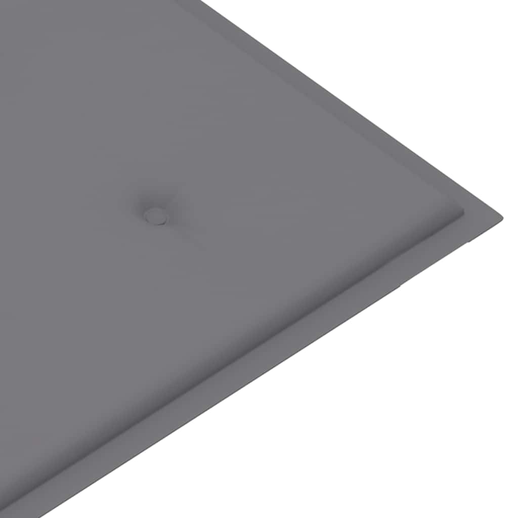 vidaXL Ławka ogrodowa z poduszką, 120 cm, drewno akacjowe