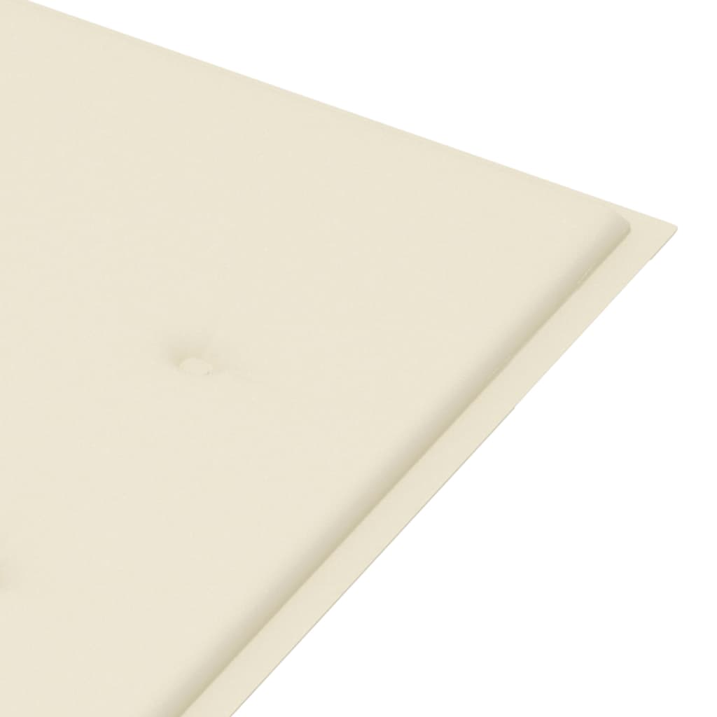 vidaXL Ławka ogrodowa z poduszką, 120 cm, drewno akacjowe