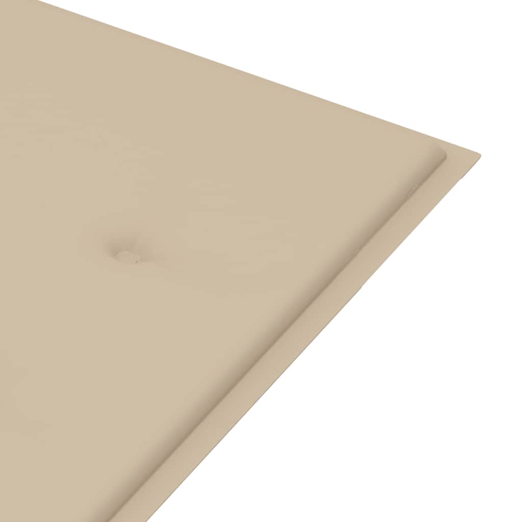 vidaXL Ławka ogrodowa z poduszką, 120 cm, drewno akacjowe