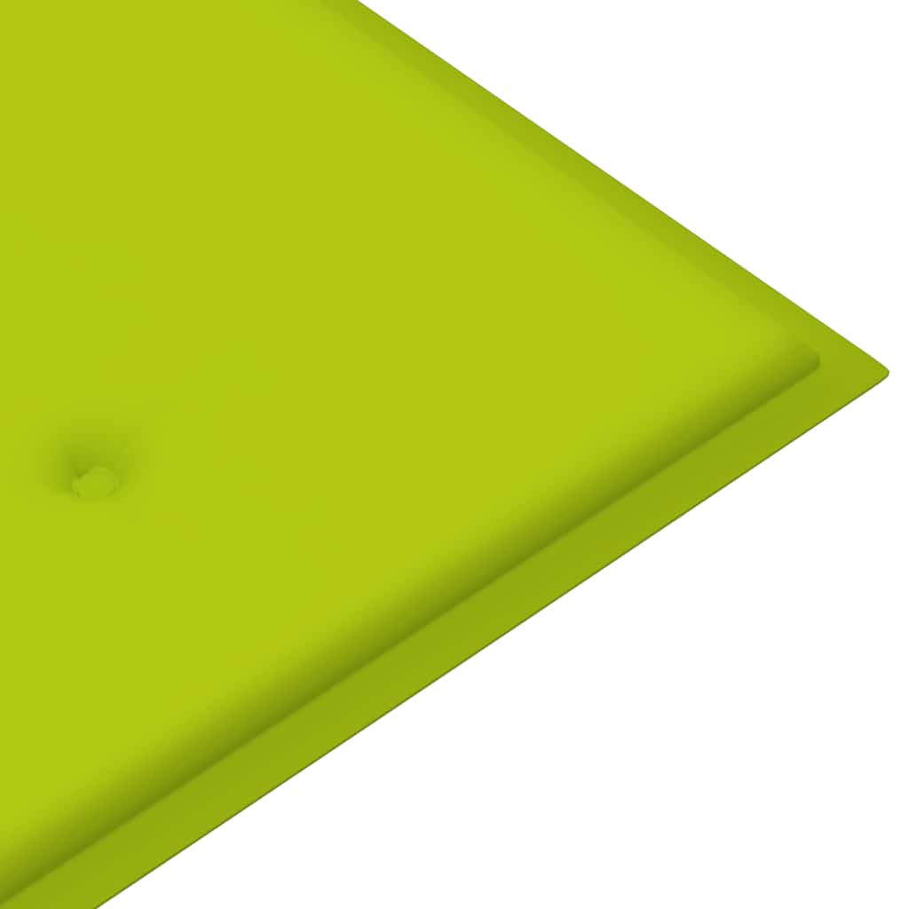 vidaXL Ławka ogrodowa z poduszką, 120 cm, drewno akacjowe