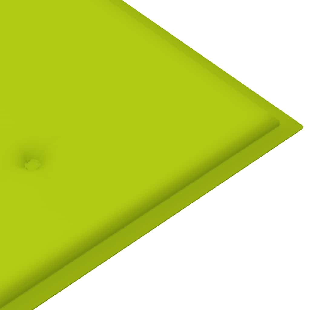 vidaXL Składana ławka ogrodowa z poduszką, 118 cm, bambusowa