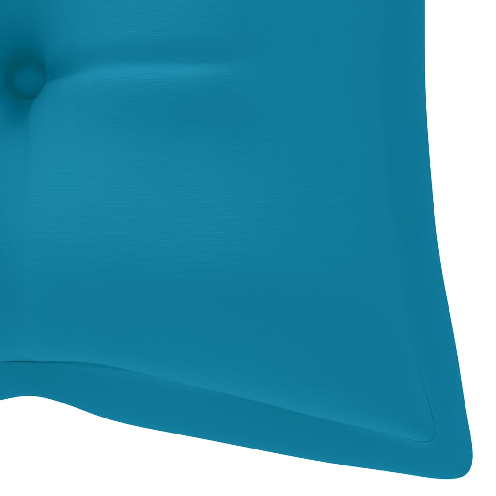 vidaXL Ławka ogrodowa z poduszką, 120 cm, bambusowa