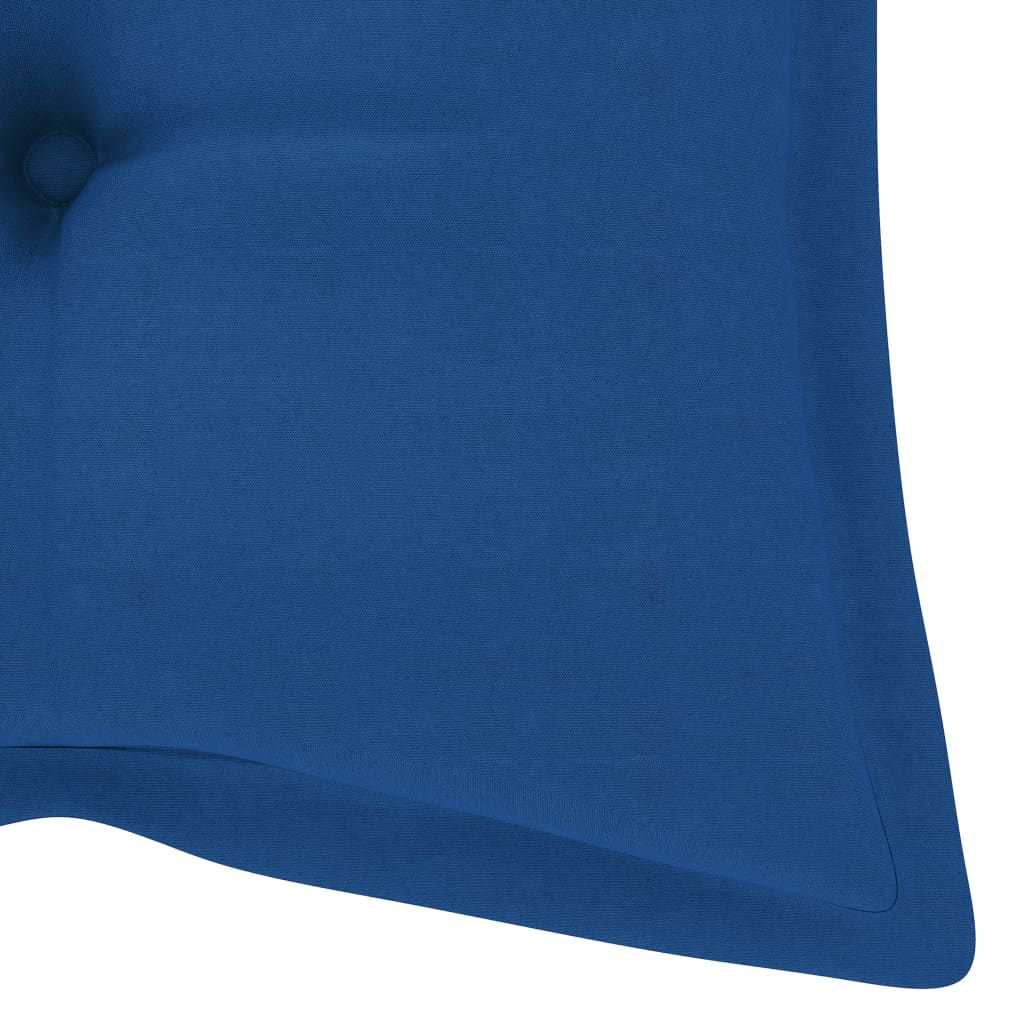 vidaXL Ławka ogrodowa z poduszką, 120 cm, bambusowa