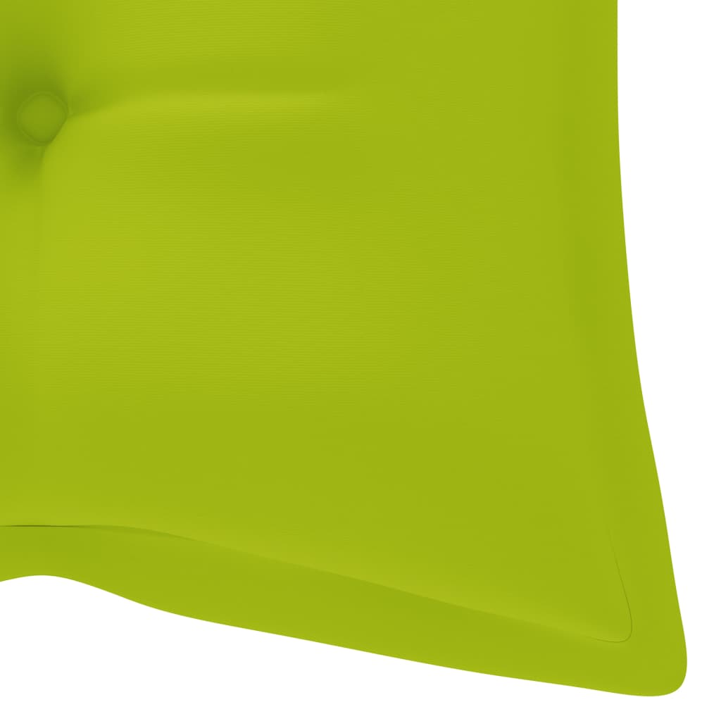 vidaXL Ławka ogrodowa z poduszką, 120 cm, bambusowa