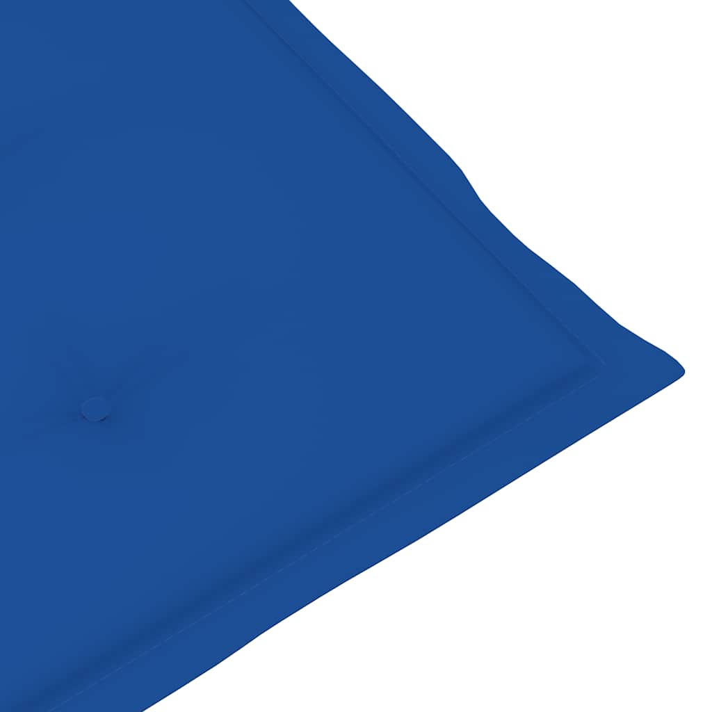 vidaXL Leżak tarasowy z podnóżkiem i poduszką, lite drewno akacjowe