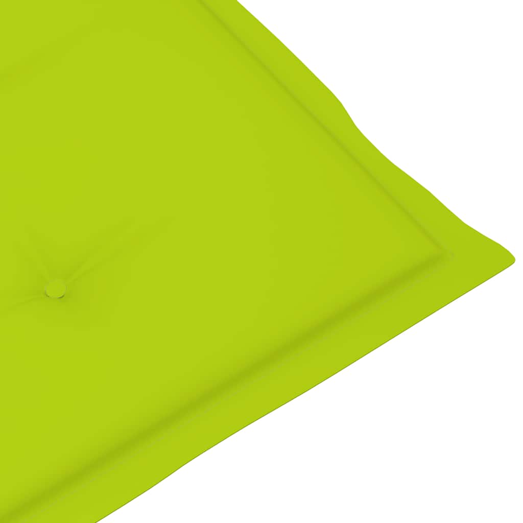 vidaXL Leżak tarasowy z podnóżkiem i poduszką, lite drewno akacjowe