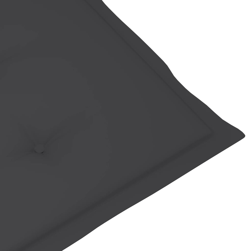 vidaXL Fotel bujany z poduszkami, lite drewno akacjowe