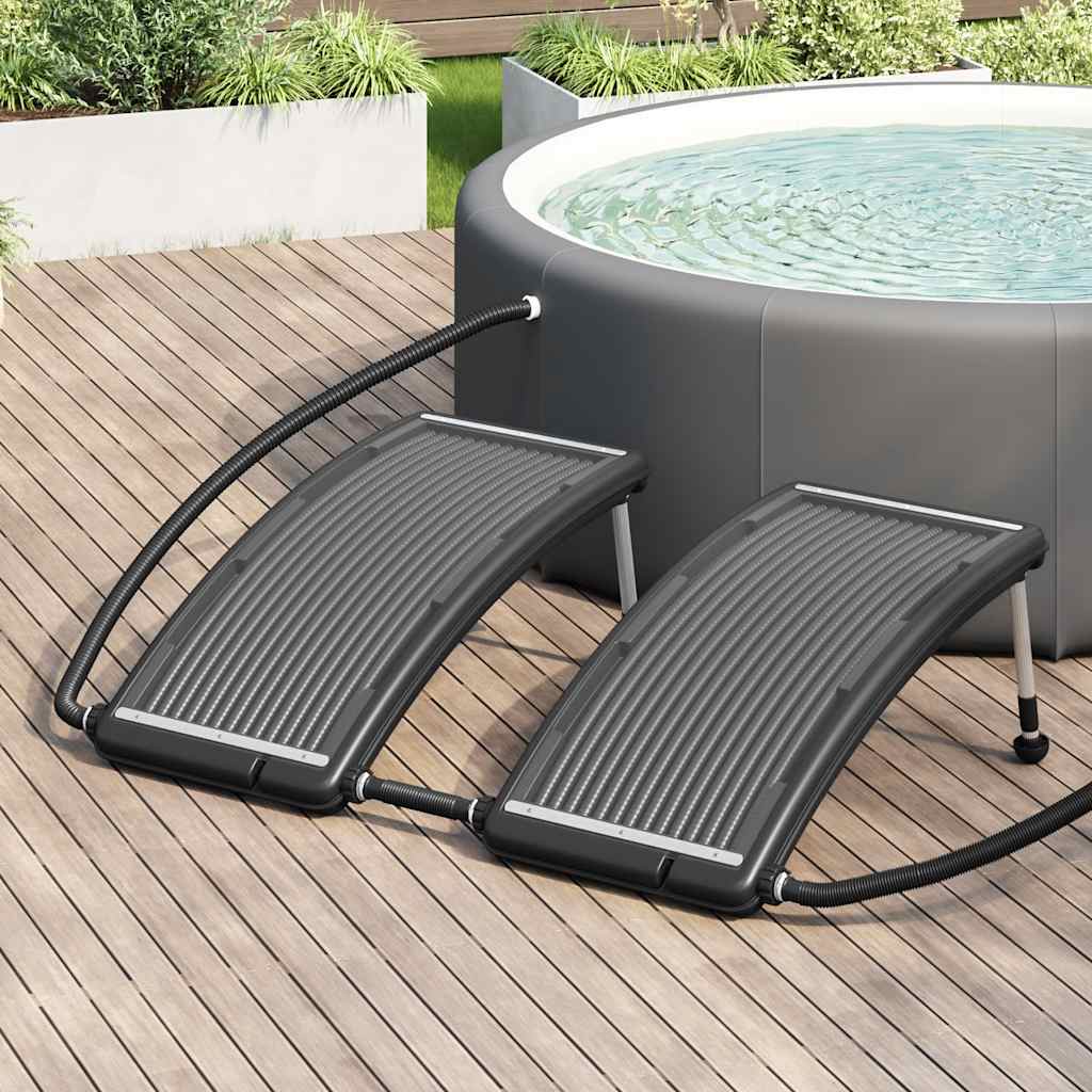 vidaXL Solarne podgrzewacze wody w basenie, łuki, 2 szt., 110x65 cm