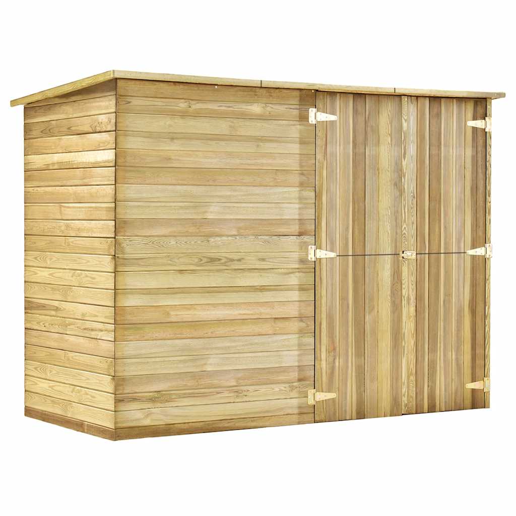 vidaXL Ogrodowa szopa na rowery, 232x110x170 cm, impregnowana sosna