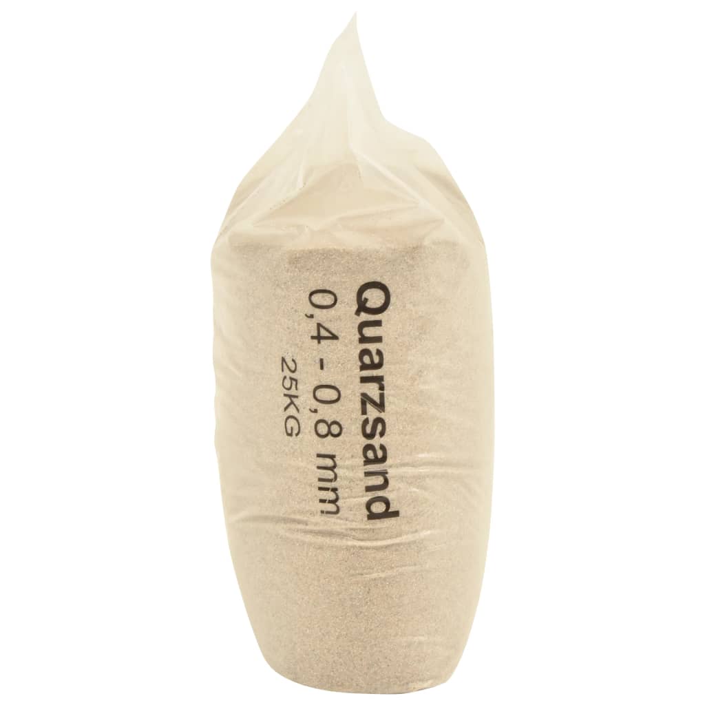 vidaXL Piasek filtracyjny, 25 kg, 0,4-0,8 mm