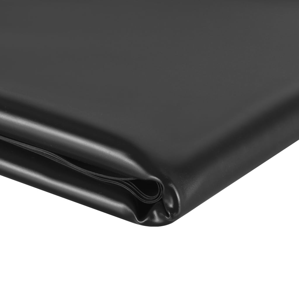 vidaXL Folia ochronna do stawu, czarna, 1x6 m, PVC, 0,5 mm