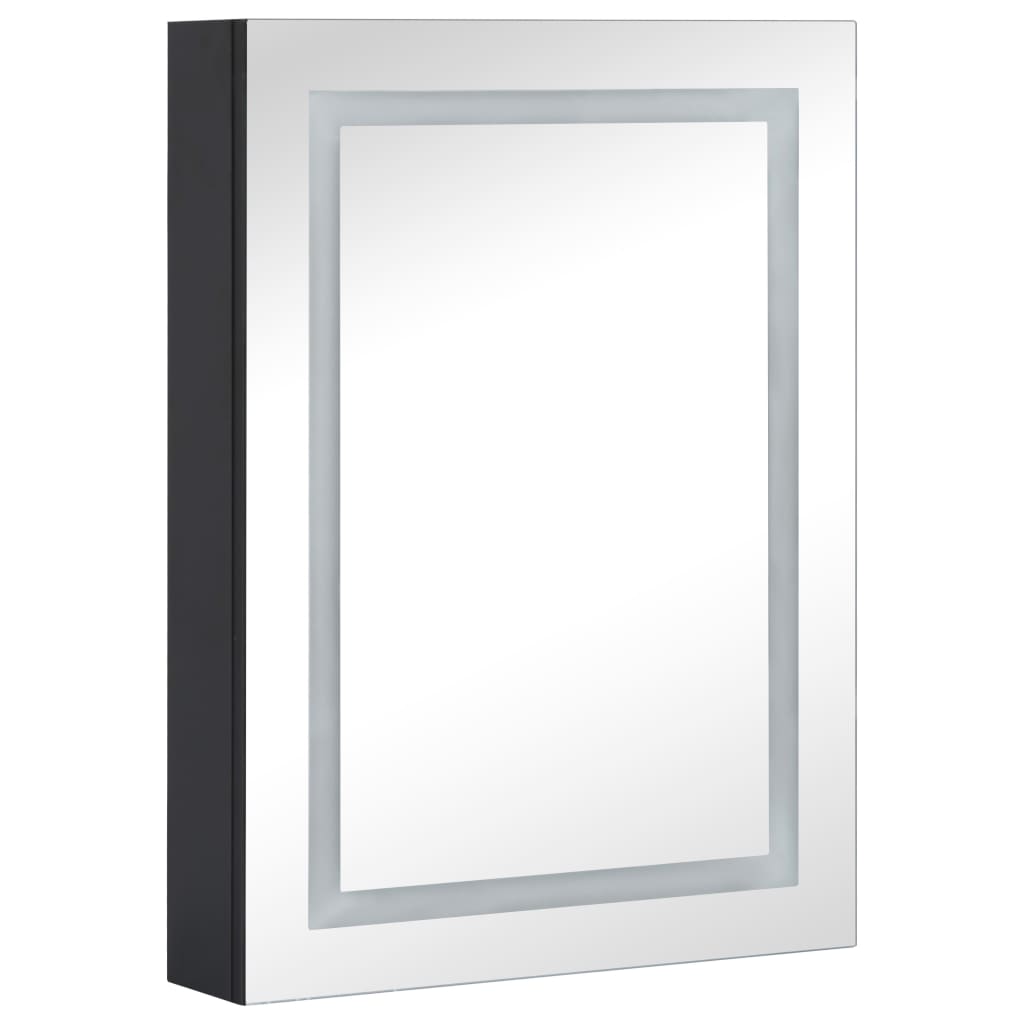 vidaXL Szafka łazienkowa z lustrem i LED, 50x13x70 cm