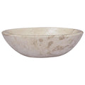 vidaXL Umywalka, kremowa, 53x40x15 cm, marmurowa