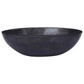 vidaXL Umywalka, czarna, 53x40x15 cm, marmurowa