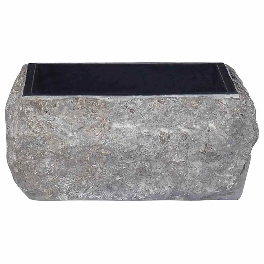 vidaXL Umywalka, czarna, 30 x 30 x 13 cm, marmurowa