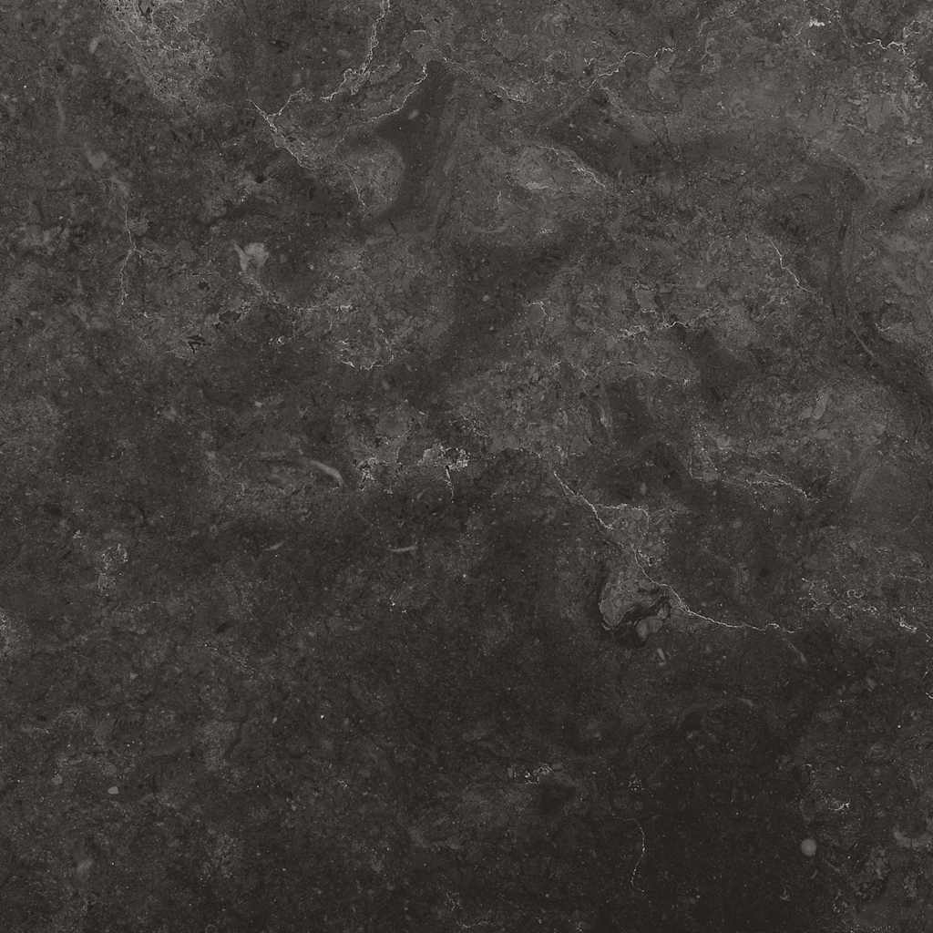 vidaXL Blat do stołu, czarny, Ø40 x 2,5 cm, marmur