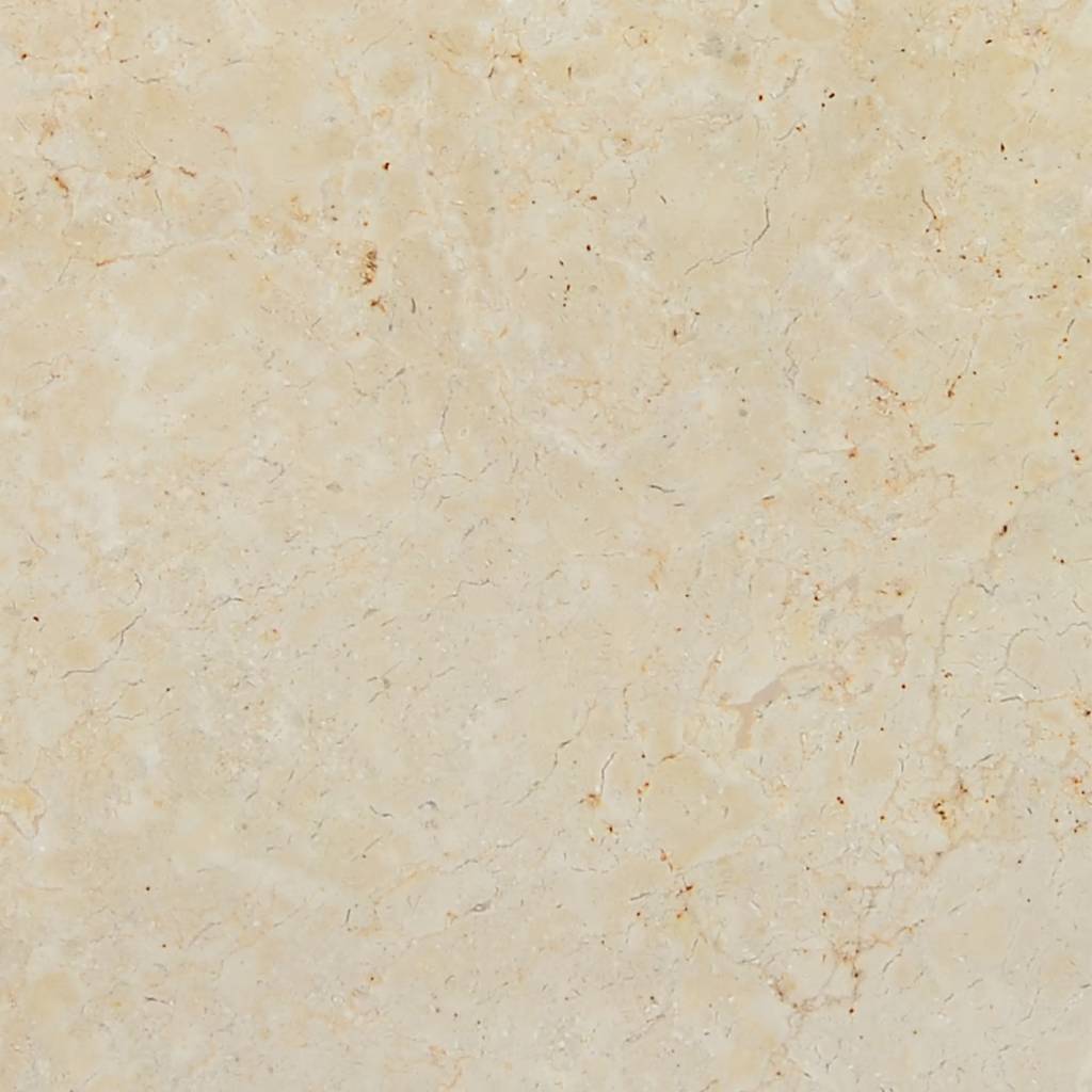 vidaXL Blat do stołu, kremowy, Ø60 x 2,5 cm, marmur