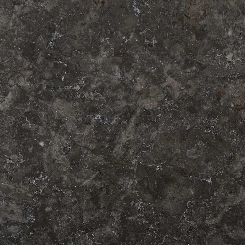 vidaXL Blat do stołu, czarny, Ø60 x 2,5 cm, marmur