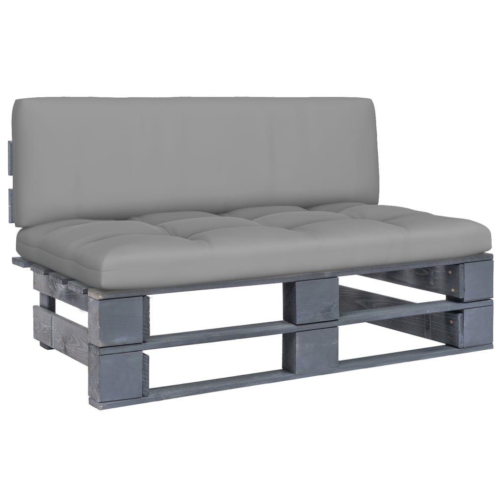 vidaXL Ogrodowa sofa środkowa z palet, impregnowane drewno sosnowe