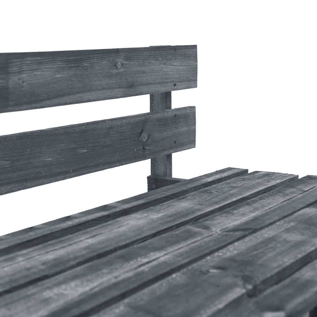 vidaXL Ogrodowa sofa środkowa z palet, impregnowane drewno sosnowe