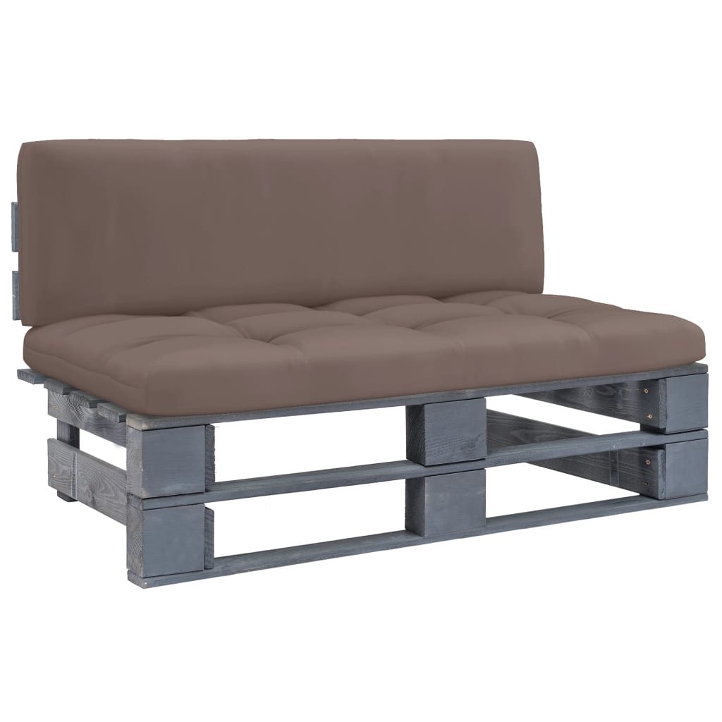 vidaXL Ogrodowa sofa środkowa z palet, impregnowane drewno sosnowe