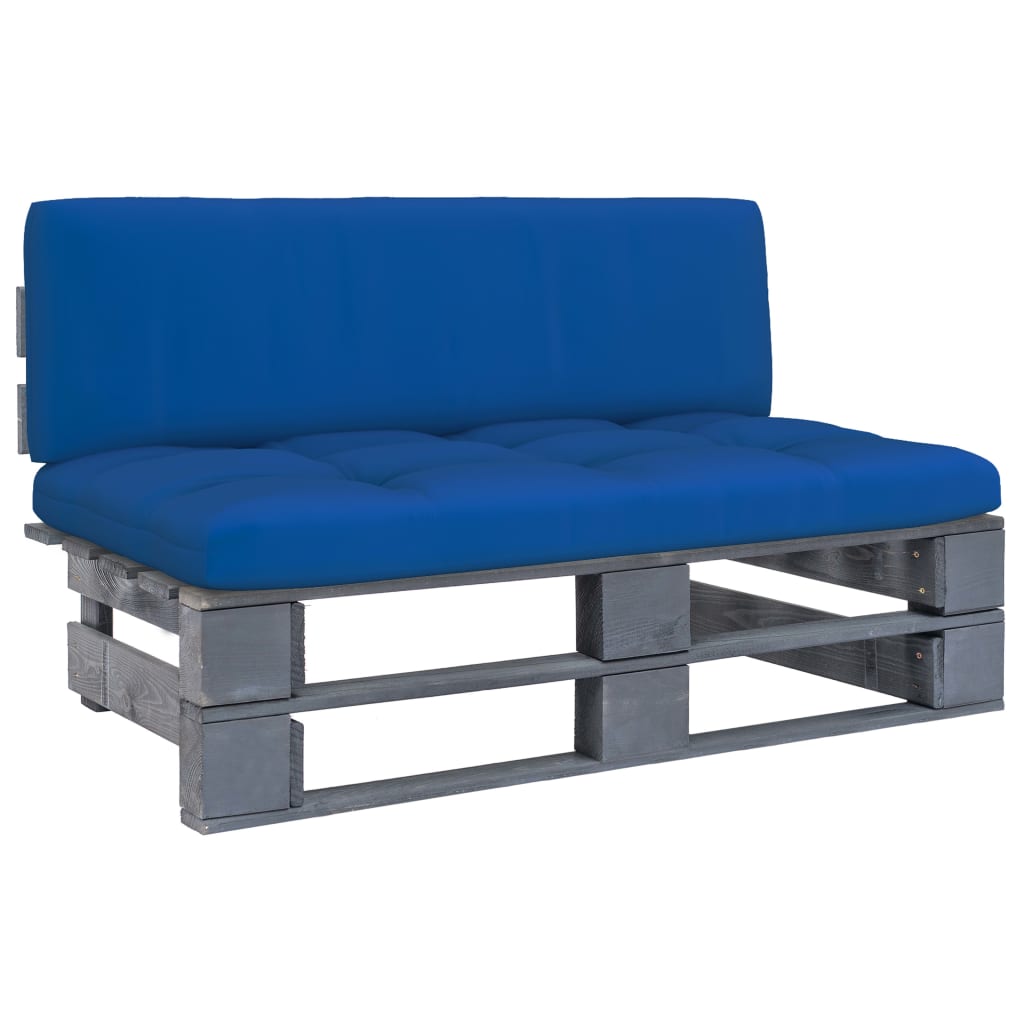 vidaXL Ogrodowa sofa środkowa z palet, impregnowane drewno sosnowe