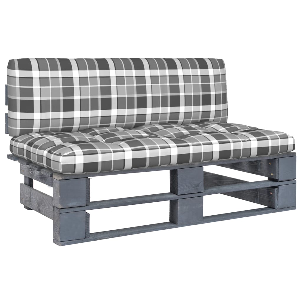 vidaXL Ogrodowa sofa środkowa z palet, impregnowane drewno sosnowe