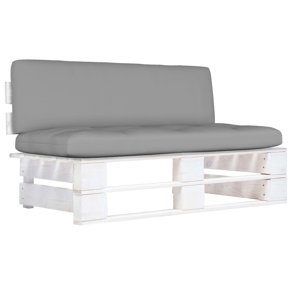 vidaXL Ogrodowa sofa środkowa z palet, impregnowane drewno sosnowe