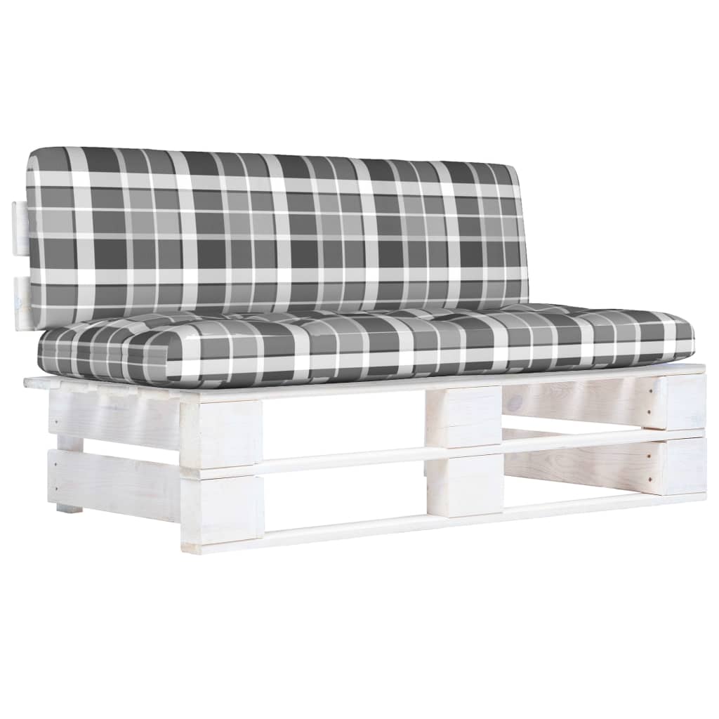 vidaXL Ogrodowa sofa środkowa z palet, impregnowane drewno sosnowe