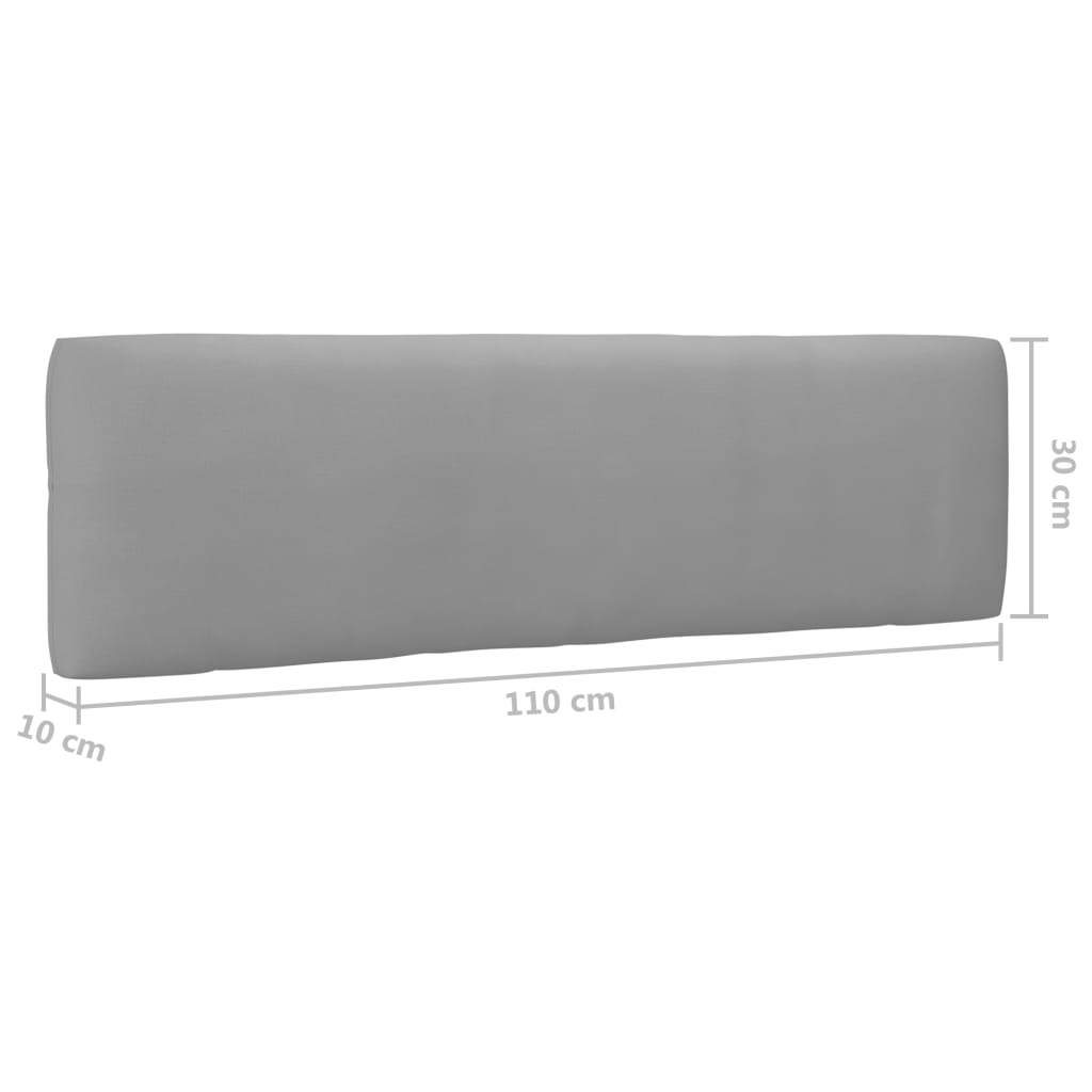 vidaXL Ogrodowa sofa środkowa z palet, miodowy brąz, drewno sosnowe