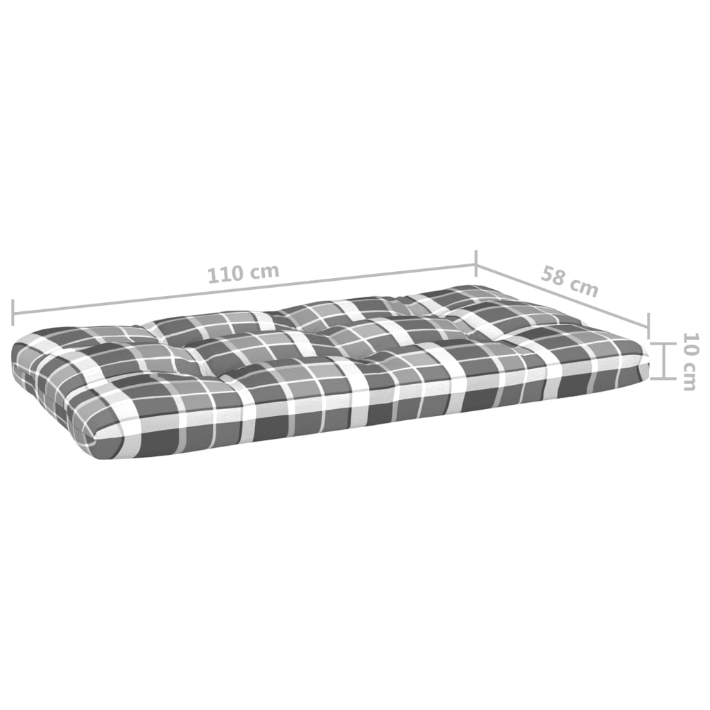 vidaXL Ogrodowa sofa środkowa z palet, miodowy brąz, drewno sosnowe