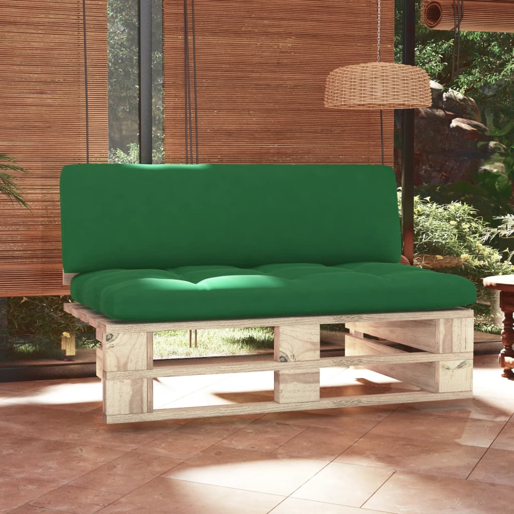 vidaXL Ogrodowa sofa środkowa z palet, impregnowane drewno sosnowe