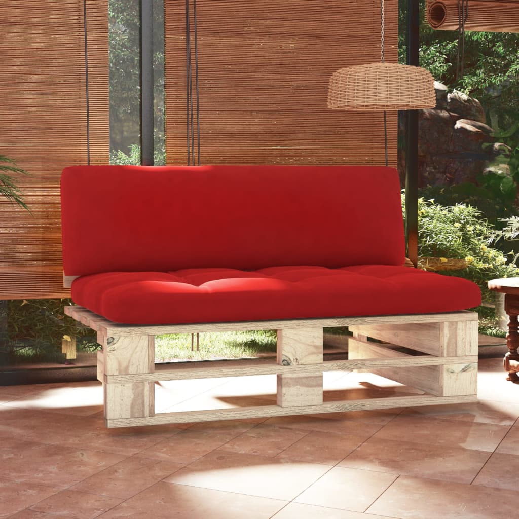 vidaXL Ogrodowa sofa środkowa z palet, impregnowane drewno sosnowe