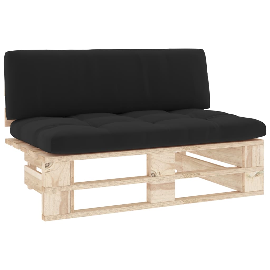 vidaXL Ogrodowa sofa środkowa z palet, impregnowane drewno sosnowe