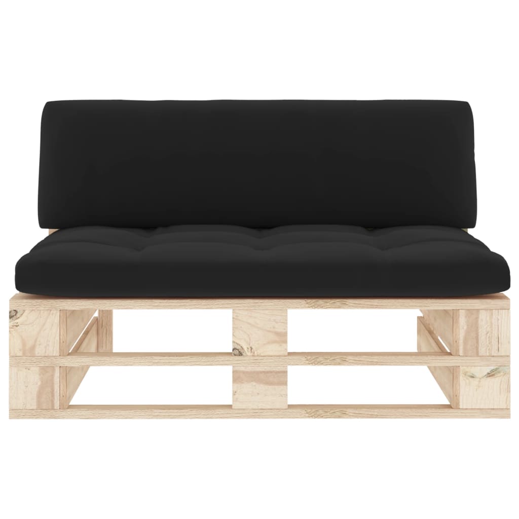 vidaXL Ogrodowa sofa środkowa z palet, impregnowane drewno sosnowe