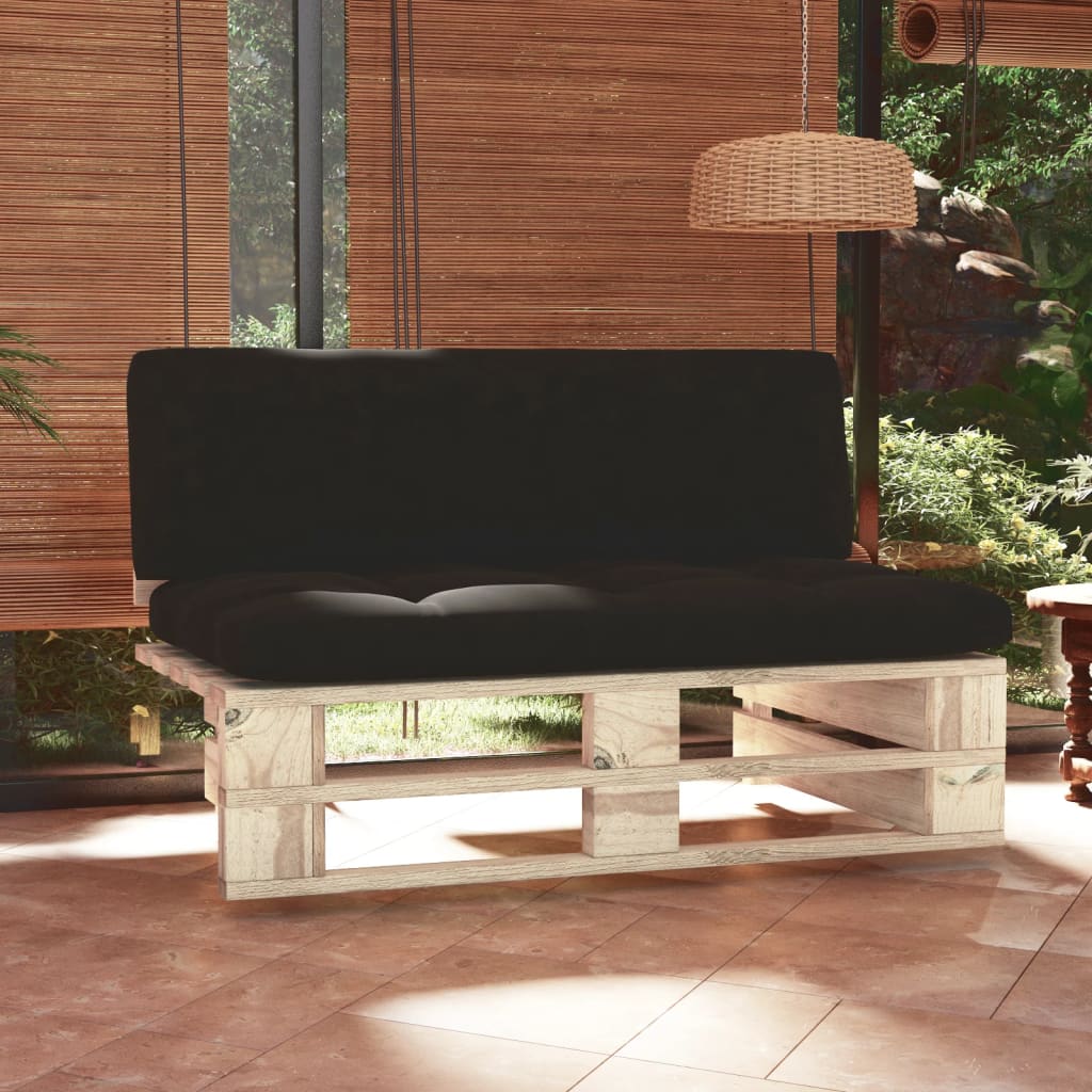 vidaXL Ogrodowa sofa środkowa z palet, impregnowane drewno sosnowe