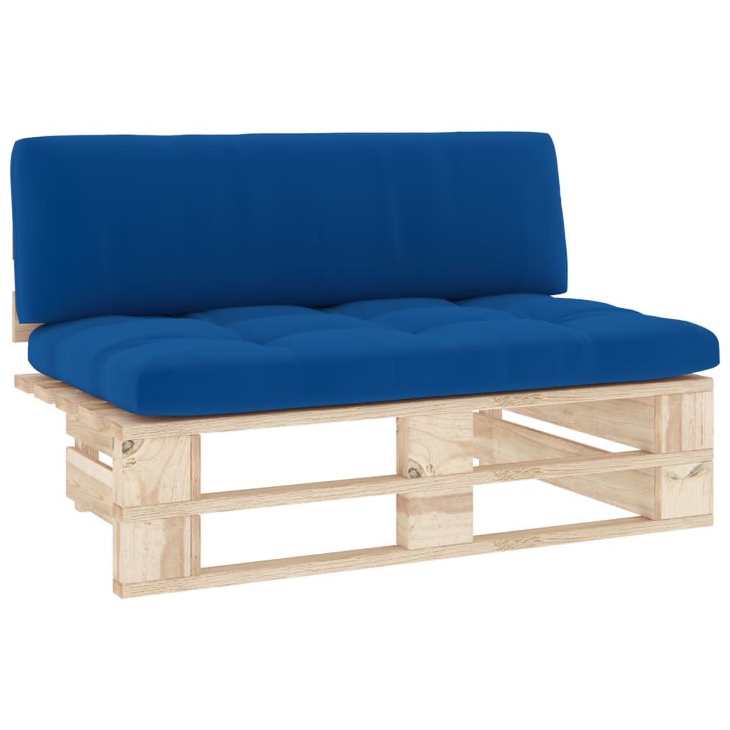 vidaXL Ogrodowa sofa środkowa z palet, impregnowane drewno sosnowe